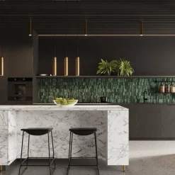 Potrójna Lampa Wisząca LAGOS 3 złoty połysk (SL.1201) - Sollux Lighting