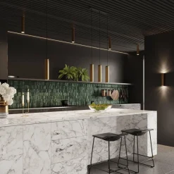 Potrójna Lampa Wisząca LAGOS 3 złoty połysk (SL.1201) - Sollux Lighting