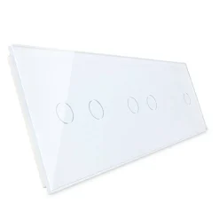 Potrójny panel szklany w kolorze białym (70122-61) LIVOLO