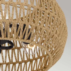 Półplafon Casablanca - 3 źródła światła - Palladiański brąz (QZ-CASABLANCA-3SF-PBZ) - Elstead Lighting