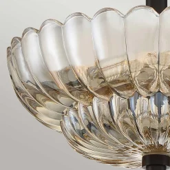 Półplafon Whitecap - 3 źródła światła - Kakaowy brąz (QZ-WHITECAP-SF-S) - Elstead Lighting