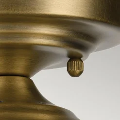 Półplafon Winslow - 1 źródło światła - Naturalny mosiądz (KL-WINSLOW-SF-NBR) - Elstead Lighting