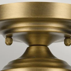 Półplafon Winslow - 1 źródło światła - Naturalny mosiądz (KL-WINSLOW-SF-NBR) - Elstead Lighting