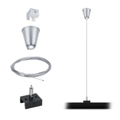 ProRail3 Steel Wire Suspension 3m Black 0 (PL95585) - PAULMANN