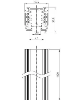 ProRail3 szyna do nab 2m Biały 230V metal 3-fazowa (PL91355) - Paulmann
