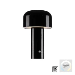 Przenośna, ładowalna lampa AGNES czarna (19190-18) - Paul Neuhaus