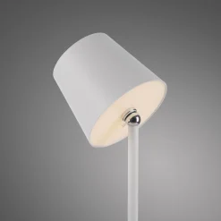 Przenośna, ładowana lampa stołowa BOTERIA BIAŁY (19251-16) - Paul Neuhaus