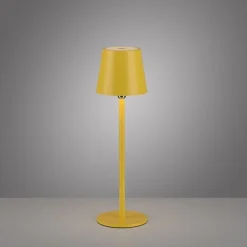 Przenośna, ładowana lampa stołowa BOTERIA ŻÓŁTY (19251-81) - Paul Neuhaus