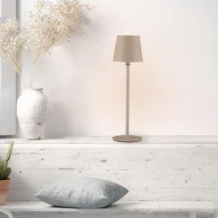 Przenośna, ładowana lampa stołowa BOTERIA PIASKOWY (19251-39) - Paul Neuhaus