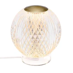 Przenośna lampa stołowa ładowana USB LED Marni - Naturalny mosiądz (QN-MARNI-TL-S-NBR) - Quintiesse