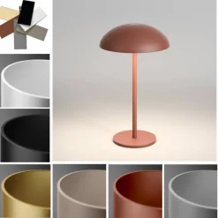 Przenośna lampa stołowa MROOM LED IP65 czarna (26576-M930-D9-TD-12) - Aqform