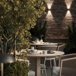 Przenośna lampa stołowa MROOM LED IP65 biała (26576-M930-D9-TD-13) - Aqform