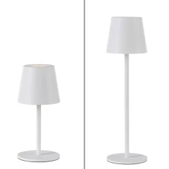 Przenośna LAMPA STOŁOWA USB EURIA Biała (19250-16) - Paul Neuhaus