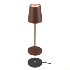 Przenośna lampa VINOLINA TWO 2200/2700/3000 K, TOUCH, kolor rdzy (1007695) - SLV