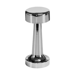 Przenośna lampa z dotykowym włącznikiem TAVOLO A srebrna 21 cm (ST-8127T/A SILVER) - Step into Design