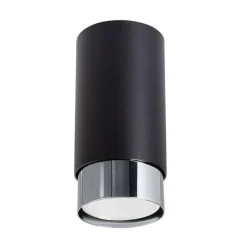 Punktowa lampa sufitowa NERO 12,5 czarny/chrom (SL.1408) - Sollux Lighting