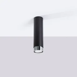 Punktowa lampa sufitowa NERO 22,5 czarny/chrom (SL.1409) - Sollux Lighting