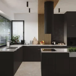 Punktowa lampa sufitowa NERO 22,5 czarny/chrom (SL.1409) - Sollux Lighting