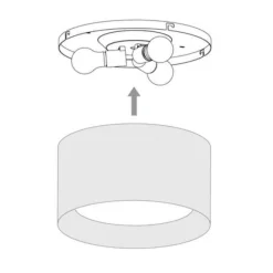 Płyta sufitowa duża do montażu opraw BEVEL (1296002) - Astro Lighting