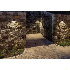 QUAD 1, lampa ścienna, LED, 3000K, IP44, kwadratowa, antracytowa, 4,6W (232465) - SLV