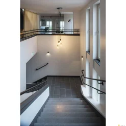 QUAD 1, lampa ścienna, LED, 3000K, IP44, kwadratowa, antracytowa, 4,6W (232465) - SLV