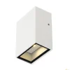 QUAD 1, lampa ścienna, LED, 3000K, IP44, kwadratowa, biała, 4,6 (232461) - SLV