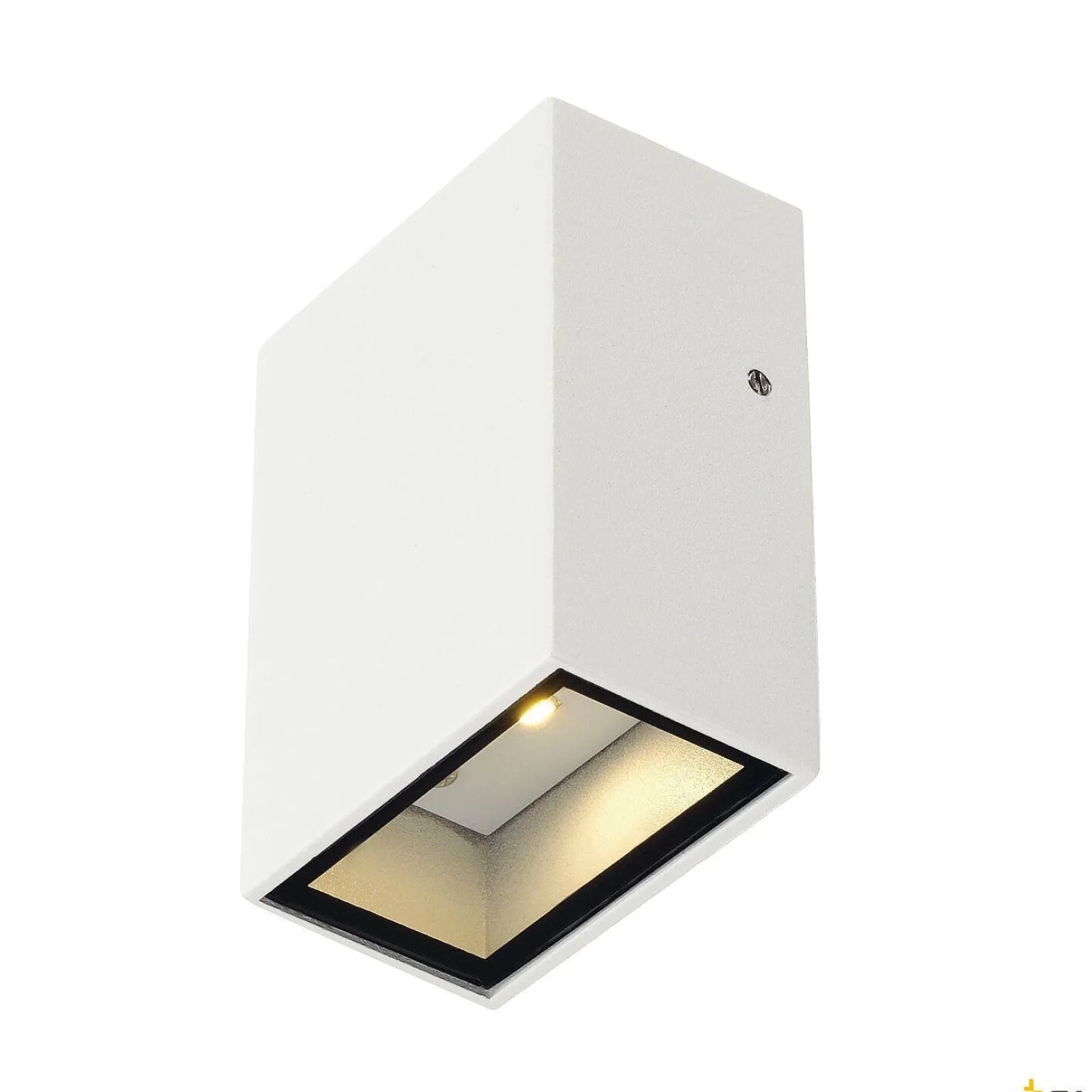 QUAD 1, lampa ścienna, LED, 3000K, IP44, kwadratowa, biała, 4,6 (232461) - SLV
