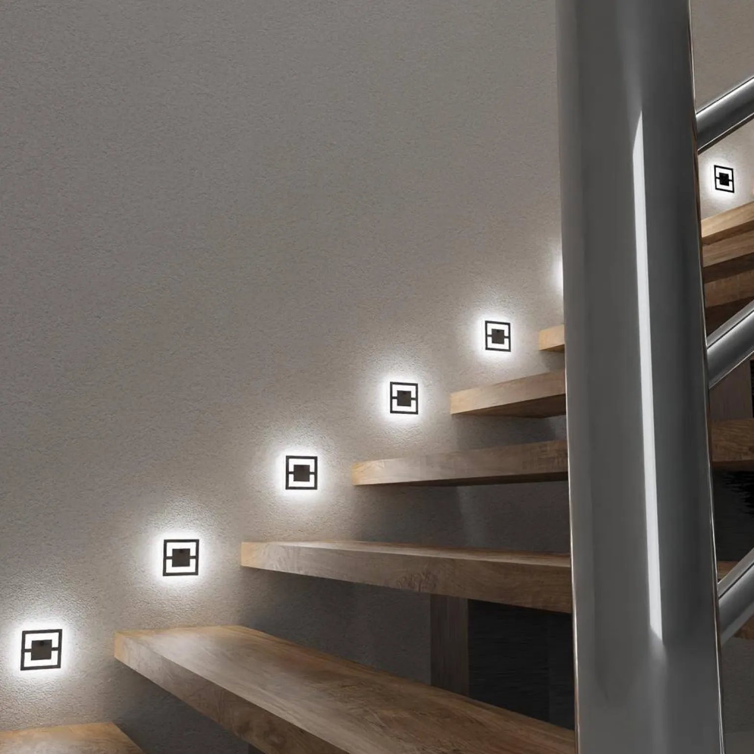 QUADRO Barwa Neutralna 4000K 12V z czujnikiem ruchu (EKS1497) - Eko-Light