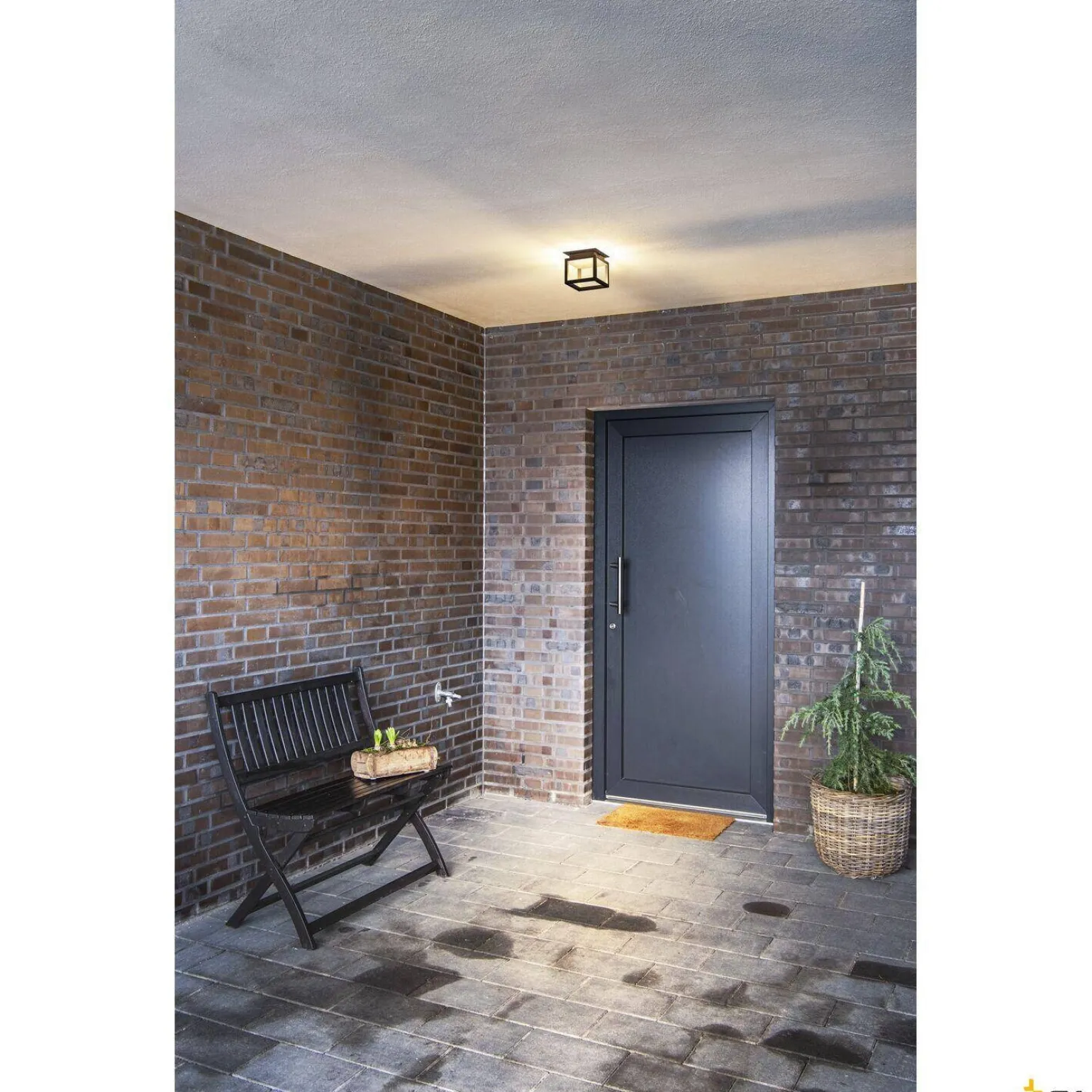 QUADRULO CL LED, zewnętrzna oprawa sufitowa natynkowa, kolor antracyt (1005202) - SLV