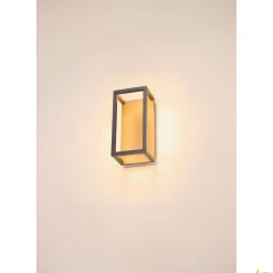 QUADRULO WL LED, zewnętrzna oprawa ścienna natynkowa, kolor antracytowy (1005201) - SLV