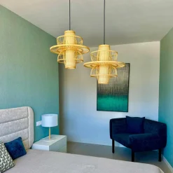 Ratanowa lampa wisząca Astra naturalna 1xE27 (LP-3110/1P NT) - Light Prestige