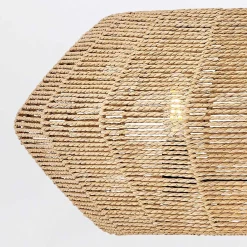 Rattanowa lampa wisząca Luca - 3 źródła światła - karmelowy beż (QN-LUCA-P-S-BK-CAM) - Quintiesse