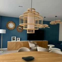 Rattanowa lampa wisząca Stela 1xE27 (LP-2026/1P) - Light Prestige