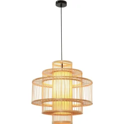 Rattanowa lampa wisząca Stela 1xE27 (LP-2026/1P) - Light Prestige