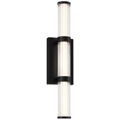 Średni kinkiet LED Fayton - Matowa czerń (QN-FAYTON-M-BK) - Quintiesse