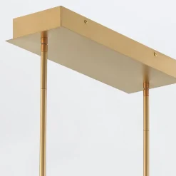 Średnia lampa wyspowa Inizio - Szczotkowane złoto (QN-INIZIO-LP-M-BG) - Quintiesse