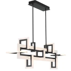 Średnia lampa wyspowa Inizio - Matowa czerń (QN-INIZIO-LP-M-BK) - Quintiesse