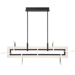 Średnia lampa wyspowa Inizio - Matowa czerń (QN-INIZIO-LP-M-BK) - Quintiesse