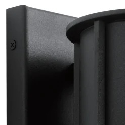 Średnia latarnia naścienna Camillo - 1 źródło światła - Teksturowana czerń (KL-CAMILLO-M-TBK) - Kichler