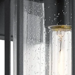 Średnia latarnia naścienna Camillo - 1 źródło światła - Teksturowana czerń (KL-CAMILLO-M-TBK) - Kichler