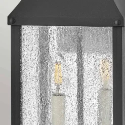 Średnia latarnia naścienna Beacon Hill - 2 źródła światła - Czarna (HK-BEACON-HILL-M-MB) - Hinkley