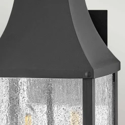 Średnia latarnia naścienna Beacon Hill - 2 źródła światła - Czarna (HK-BEACON-HILL-M-MB) - Hinkley