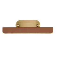 Średnia obrazówka LED Valise Picture - Vintage mosiądz, skóra koniakowa (QN-VALISE-PL-M-VBS-CL) - Quintiesse