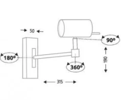 Reflektor FUSSA (biały) (7225) - Shilo