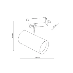 Reflektor na szynę TRACER BLACK GU10 (10971) - TK Lighting
