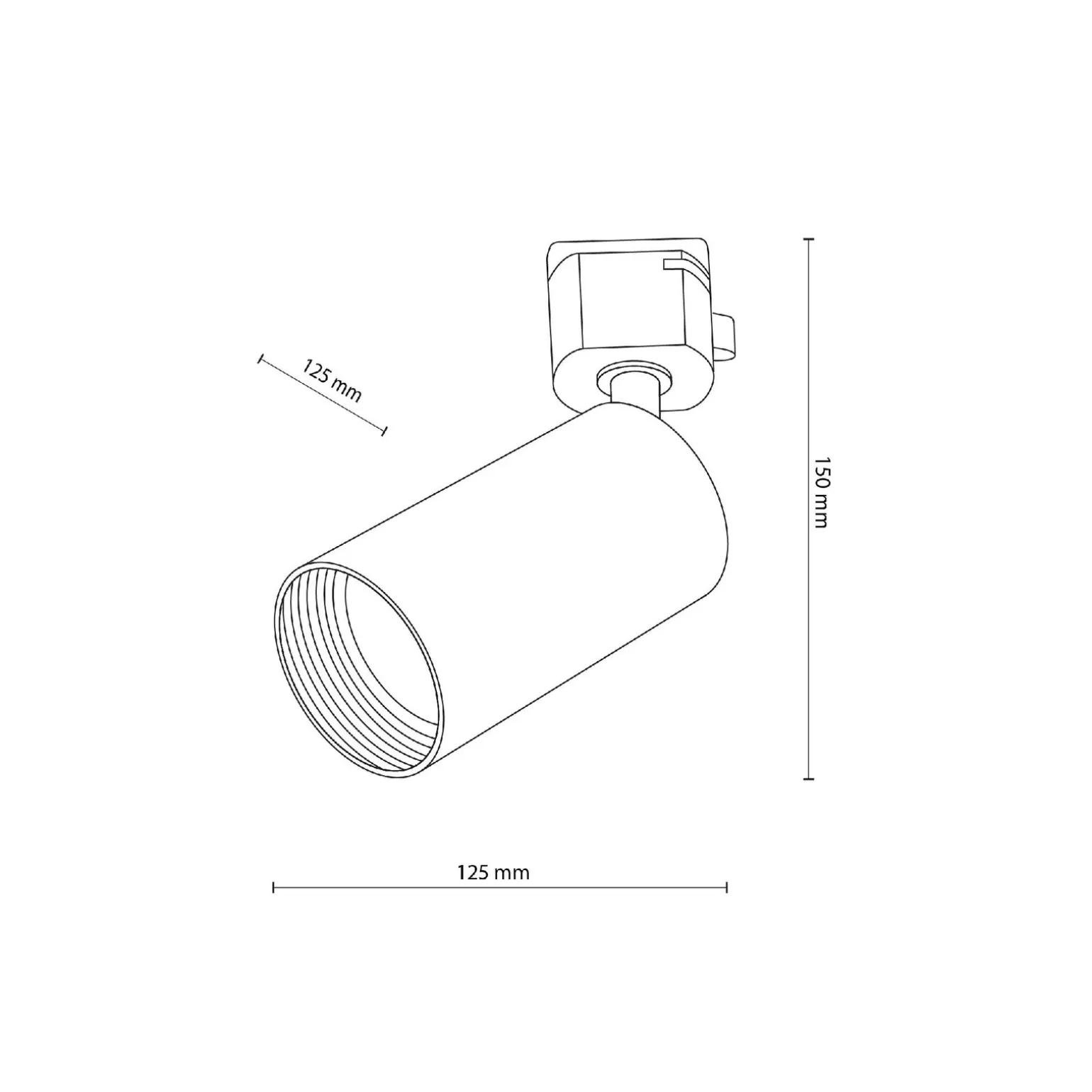 Reflektor na szynoprzewód TRACER AMIS WHITE 1XGU10 (10647) - TK Lighting