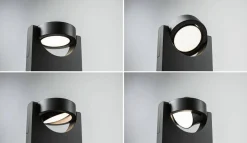 Reflektor ogrodowy SWIVEA Led 8W 3000K IP44 460lm 230V ciemny szary/ aluminium (PL94408) - PAULMANN