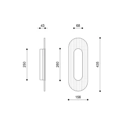 RIFLO W A oliwkowa lampa ścienna / kinkiet (RIWA614002) - Ummo
