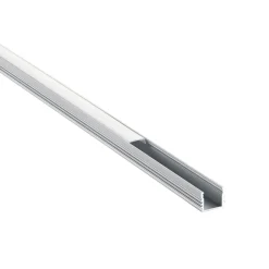Rigel Surface 2m Aluminium Profile/Extrusion Sliver (80498) - Saxby