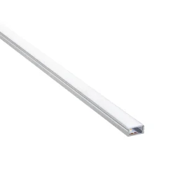 RigelSLIM Surface 2m Aluminium Profile/Extrusion Sliver (80497) - Saxby